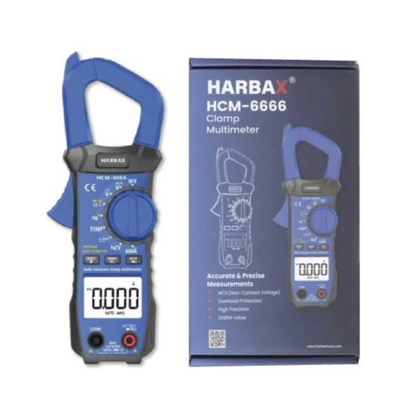 آمپرمتر و مولتی متر دیجیتال مدل HCM-6666 برند هارباکس