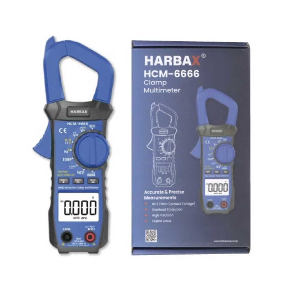 آمپرمتر و مولتی متر دیجیتال مدل HCM-6666 برند هارباکس