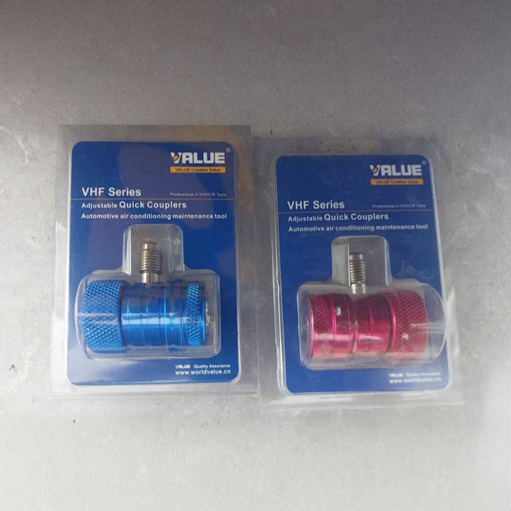 کوپلینگ شارژ گاز خودرو VALUE آبی و قرمز مدل VHF