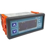 نمای پشت و دیاگرام سیم‌بندی ترمینال‌های ترموستات دیجیتال STC-100A برند Thermotech